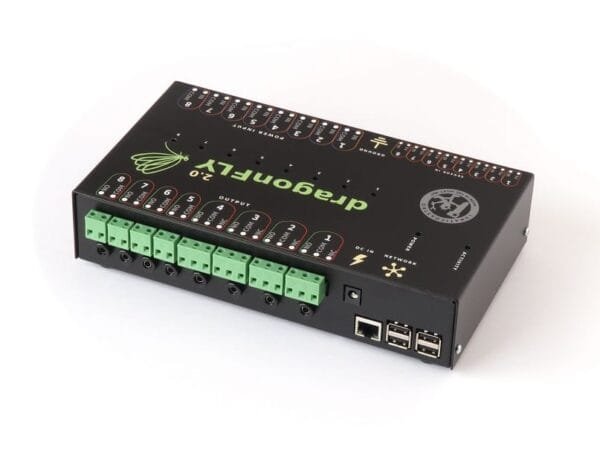 Lunatico Astronomia Dragonfly observatory controller rear view